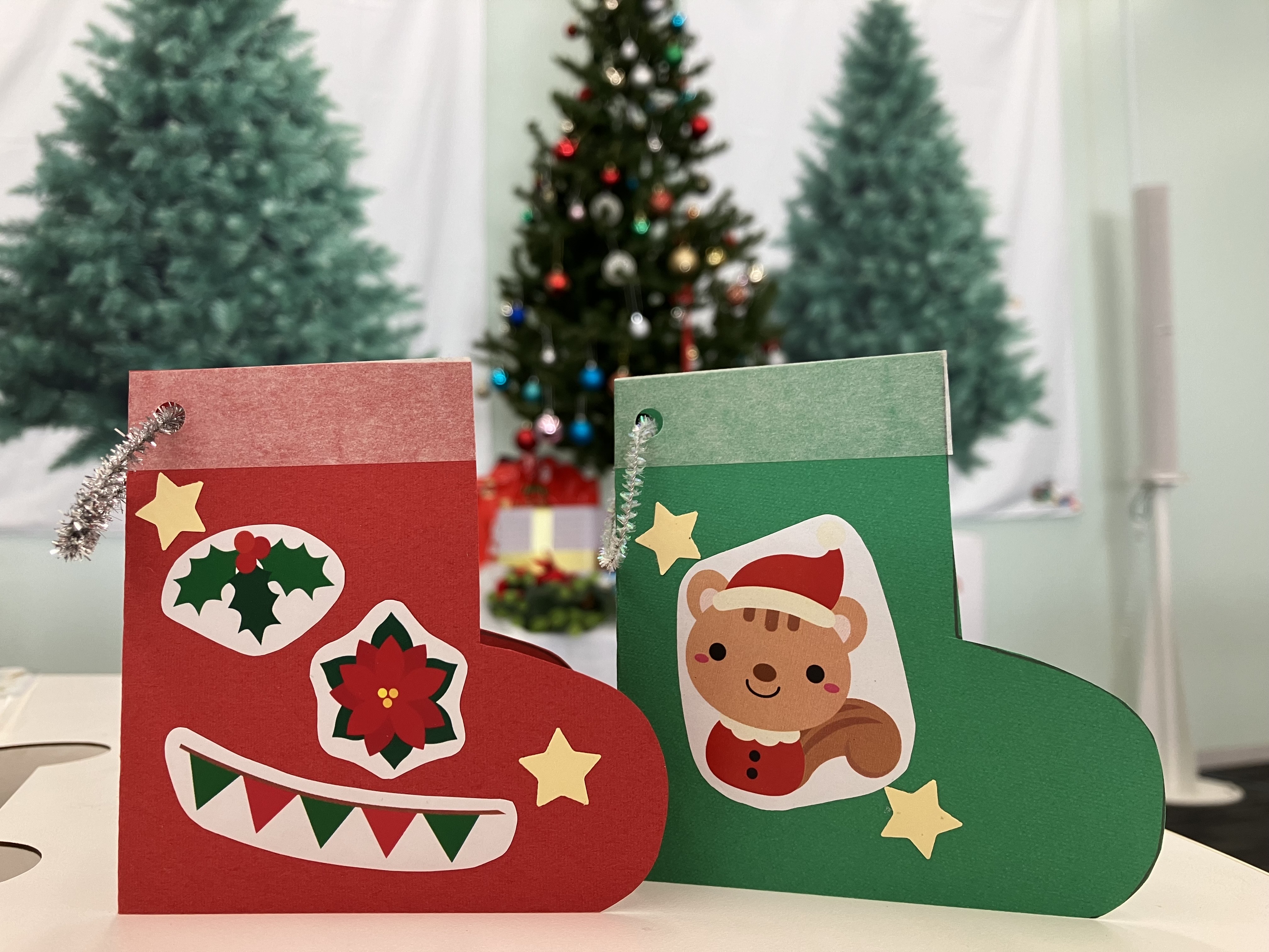 ・12月21日(日) クリスマスカードをつりあげよう